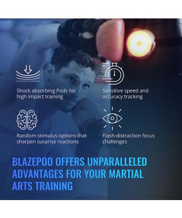 BlazePod LED Reflex Training Pods for Boxing & Martial Arts | Improve Reaction Times, Speed & Agility | Ideal for Coaches & Individuals in Gyms & Dojos | Set of 6 Pods - Buy Online on SooperMarket.com