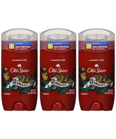 Old Spice Bearglove Scent Aluminum-Free Deodorant for Men | 48-Hour Protection | 3 oz (Pack of 3) - Buy Online on SooperMarket.com