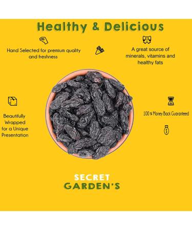 California Black Jumbo Raisins - Premium Quality 2lb Resealable Bag - Buy Online on SooperMarket.com
