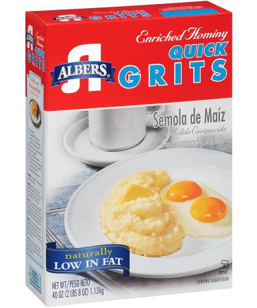 Albers Quick Grits 40oz: Premium Southern-style Corn Grits for Fast & Delicious Meals - Buy Online on SooperMarket.com