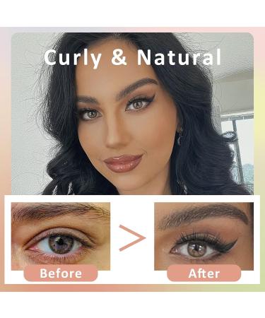 WILD UNIVERSE 3D Mink Faux Cat Eye False Eyelashes - 10 Pairs | 15mm Wispy Lightweight Curly Lashes - B010 - Buy Online on SooperMarket.com