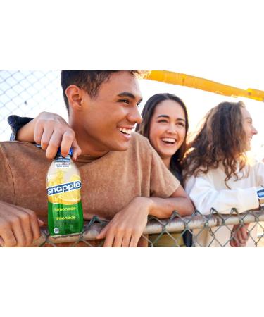 Snapple Naturally Flavoured Fruit Beverage Lemonade 473mL 12-Count Lemonade 1 Count (Pack of 12) - Buy Online on SooperMarket.com