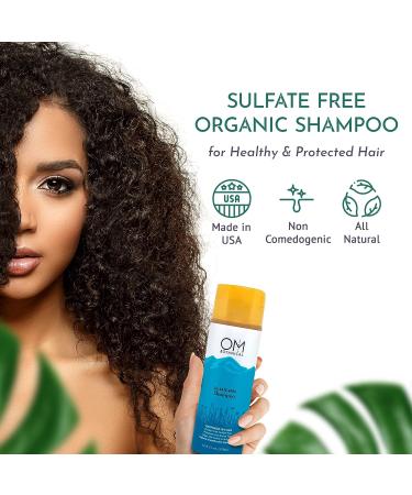 OM Botanical Sulfate-Free Peppermint Hair Shampoo | Ayurvedic Herbs for Hair Growth, Scalp Conditions | Men/Women | Works for Dyed Hair - Buy Online on SooperMarket.com