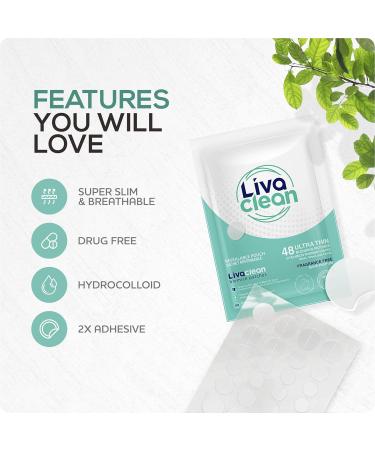 LivaClean (192 Count 4 Pack) Hydrocolloid Patches & Blackhead Tool Hydrocolloid Patches for Face Hydrocolloid Gunk Catcher Hydrocolloid Covers 4 Pack Regular plus BH Tool - Buy Online on SooperMarket.com