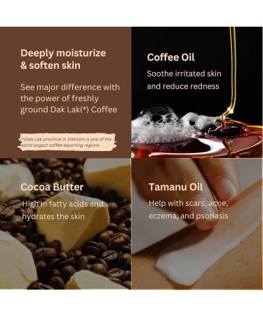 Cocoon Dak Lak Coffee Body Butter - Revitalize Your Skin | 6.76 fl oz | International Shipping Available - Buy Online on SooperMarket.com