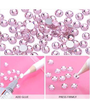 2880 PCS Rhinestones for Nails - Lt. Rose Nail Crystals SS16 (3.8 & 4.0mm) | Perfect for Nail Art & Decoration - Shop Internationally! - Buy Online on SooperMarket.com