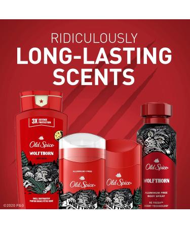 Old Spice Wild Collection Wolfthorn Deodorant 2.6 Ounce (Pack of 2) - Long-lasting Protection - Buy Online on SooperMarket.com