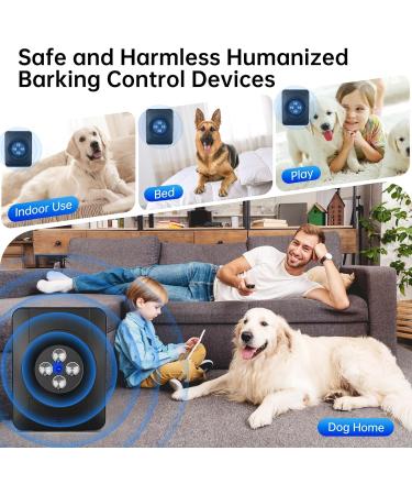 Antibell for Dogs - 3 Levels of Ultrasound Anti-Bark Device 33ft Range | Safe & Effective Dog Barking Control - Buy Online on SooperMarket.com