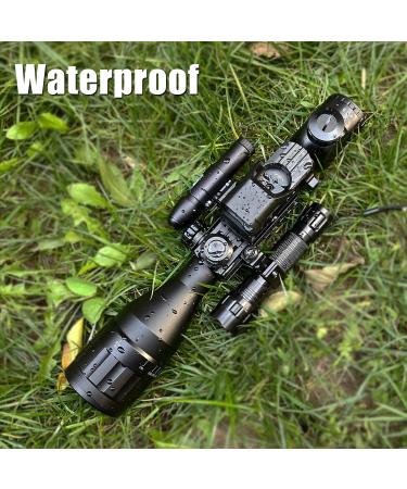 UUQ 4-16x50 AO Rifle Scope with Red/Green Reticle & Green Laser + Reflex Red Dot Sight - 5 Brightness Modes - Buy Online on SooperMarket.com