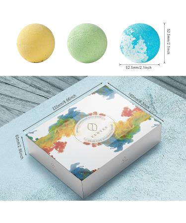 FERYES Therapeutic Bath Bomb Gift Set - 12 Fragrances - Handmade, Moisturizing, Natural & Organic - Colorful Bath Accessories - Ideal Gifts for Her - Buy Online on SooperMarket.com