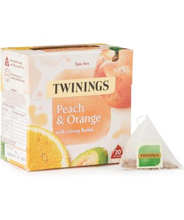Twinings Superblends Sleep Tea with Spiced Apple Vanilla Camomile & Passionflowers 80 Teabags (Multipack of 4 x 20 Bags) & Peach & Orange Tea Bags 20 Count (Pack of 1) - Buy Online on SooperMarket.com