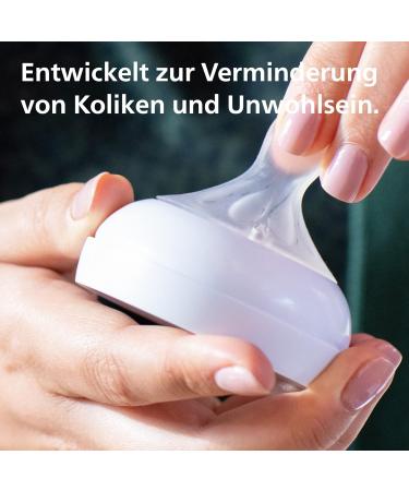 Philips Avent Natural Response Glass Baby Bottles - 240ml BPA-Free 2-Pack for Newborns (1 Month+) - Model SCY933/02 - Buy Online on SooperMarket.com