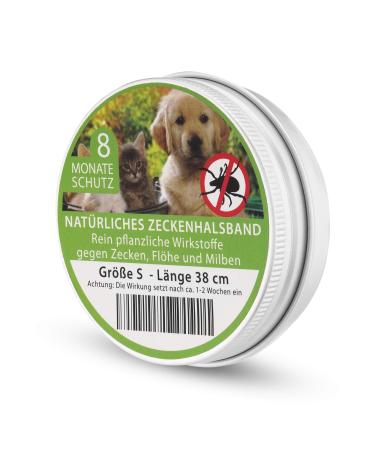 MEDIDOG Natural tick collar size S 38 cm for small dogs & cats with rockrose & lavender oil without chemicals