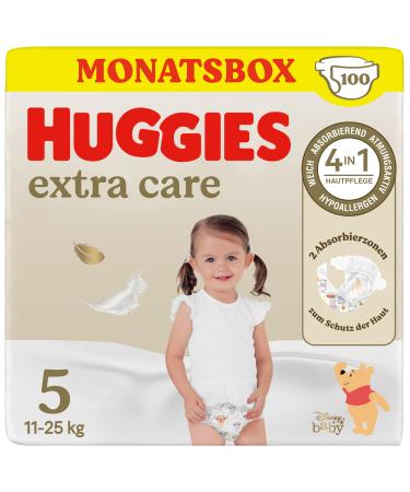 Huggies Baby Diapers Extra Care with Disney Design Size 5 100 Diapers (2x50)