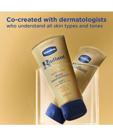 Vaseline Lotion Radiant X Deep Nourishment Hand Butter 2-Pack & Lip Therapy Stick - Ultimate 3 Piece Set for Dry Skin & Lips - Buy Online on SooperMarket.com