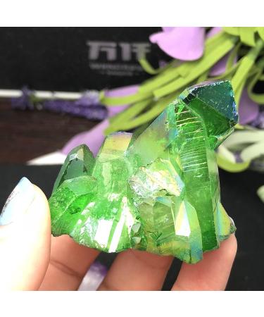 2pcs Aura Cluster Titanium Quartz Stunning Rainbow MineralsCan be Used for HOMEZHOU - Buy Online on SooperMarket.com