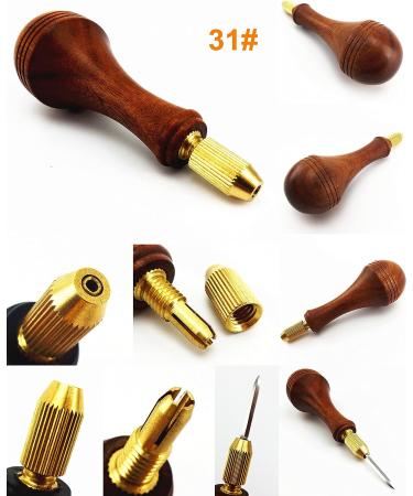 3pcs Leathercraft Switzerland Steel Sewing Stitching Needles & Awl Set - Buy Online on SooperMarket.com