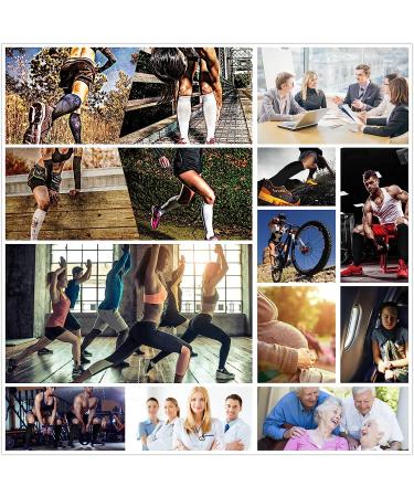 Copper Compression Socks (3 Pairs) 15-20 mmHg - Best for Athletic & Daily Use Men & Women, Running, Climbing Large-X-Large, Black - Buy Online on SooperMarket.com