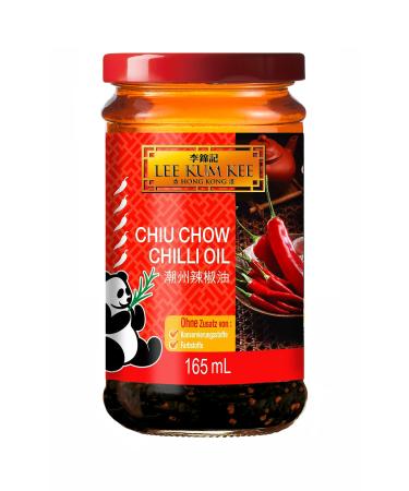 Lee Kum Kee Chiu-Chow Chili Oil Seasoning oil made from fiery chili peppers 1 x 165 ml 165 ml (1 pack)