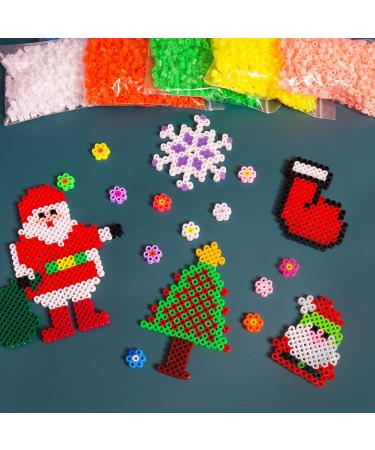 36000 Pcs Value Pack Fuse Beads: Bulk Assorted Multicolor Beads for Kids Crafts - 45 Colors with Ironing Paper - Buy Online on SooperMarket.com