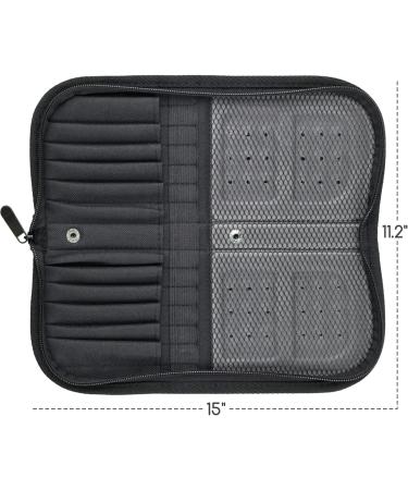 MEEDEN Paint Brush Holder - Zippered 15x11.2 Inch Case for Artist Paint Brushes - Organization and Storage Bag (Brushes NOT Included) - Buy Online on SooperMarket.com