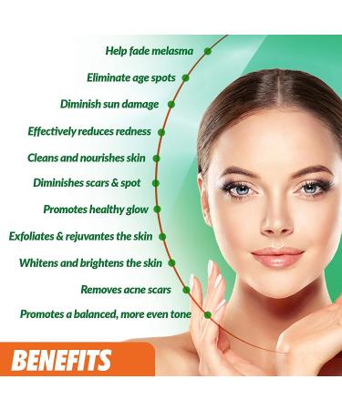 Kojic Acid Soap Face & Body Wash - Natural Acne Scar Remover & Skin Corrector - 4oz Handcrafted in USA - Buy Online on SooperMarket.com