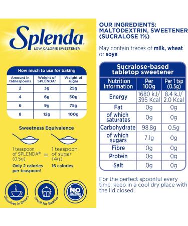 Splenda Sugar Alternative Granulated 75g - Buy Online on SooperMarket.com