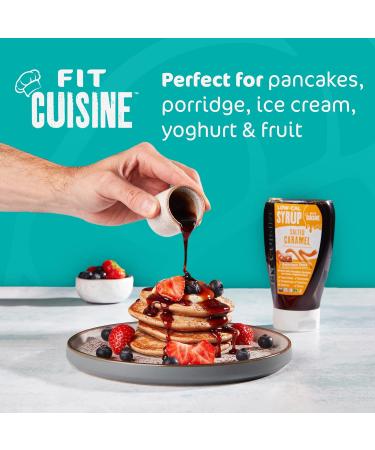Fit Cuisine Low Calorie Syrup - Low-Cal Syrup to Support Weight Management Low Carb Diet Keto Friendly Vegan For Pancakes Desserts Porridge Ice Cream - 425ml (Maple Syrup) - Buy Online on SooperMarket.com