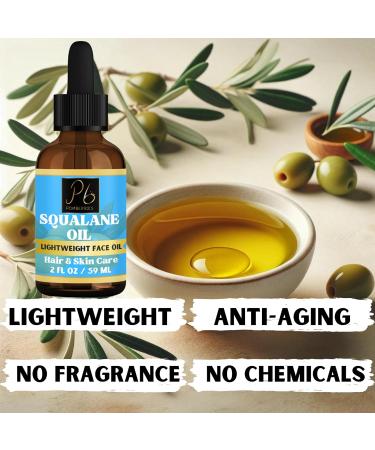 Pure Plant-Based Squalane Oil for Face & Body - Anti-Aging Lightweight Non-Greasy Skin Care - Buy Online on SooperMarket.com