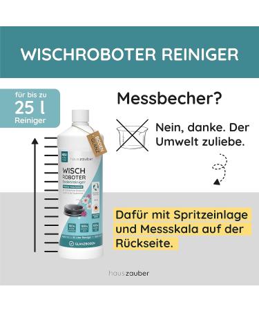 Hauszauber KO Floor Cleaner 1000 ml | Eco-Friendly Quick-Drying Concentrate for Laminate Parquet & PVC - Fresh Fragrance Streak-Free Low Foam - Buy Online on SooperMarket.com