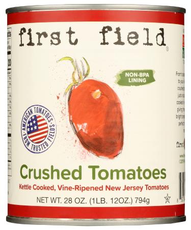 FIRST FIELD Crushed Tomatoes, 28 OZ