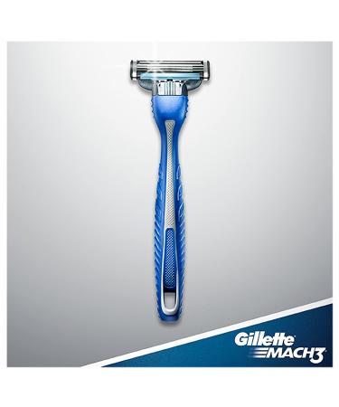 Gillette Mach3 Men's Disposable Razor 3 Count - White (Pack of 1) - Buy Online on SooperMarket.com