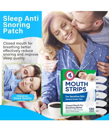 120pcs Mouth Tape for Sleep - Reduce Snoring & Improve Nose Breathing - Buy Online on SooperMarket.com