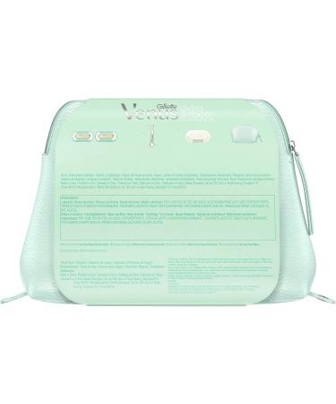 Gillette Extra Smooth Platinum Gift Set for Women - Razor Blades Case & Cosmetic Bag - Perfect Gift! - Buy Online on SooperMarket.com