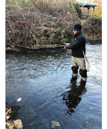 Breathable Waterproof Fishing Clothing - XL Olive Green Wading Pants & Boots for Men | Durable Tricot Material - Buy Online on SooperMarket.com