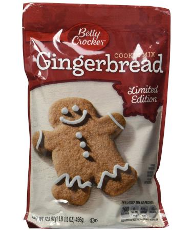 Betty Crocker Gingerbread Cookie Mix 17.5 Oz (Pack of 4) Gingerbread 17.5 Ounce (Pack of 4)