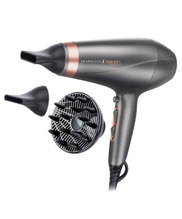 Remington hair dryer Profi ionen keratin Protect (2200W 150km/h 3 styling attachments enriched with keratin and almond oil ion care - anti frizz durable AC -engine) AC8820