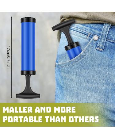 Portable Hand Air Pump Kit for Sports Balls - Yoga, Fitness, Soccer, Volleyball, Basketball - Includes Needle, Nozzle, Extension Hose (6 Sets) - Buy Online on SooperMarket.com