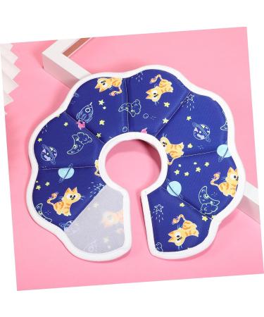 Sosoport Soft Cone for Cats Cat Donut Cat Cone Alternative Cat Cones After Surgery Waterproof Composite Cloth 26.00X26.00X0.70CM As Shown - Buy Online on SooperMarket.com