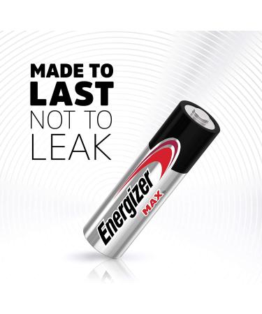 Energizer AA Batteries - Max Double A Alkaline 20 Count Pack | Long-Lasting Power for All Devices - Buy Online on SooperMarket.com