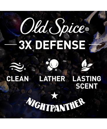 Old Spice Body Wash for Men NightPanther Long Lasting Lather 709 ml Body Wash Night Panther 709 ml (Pack of 1) - Buy Online on SooperMarket.com