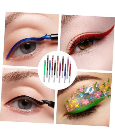 CANIGHT 12 Pcs 1 Set Shadow Set Colored Eyeliner Creative Eyeliners Eyeliner Kit Colorful Plastic - Buy Online on SooperMarket.com