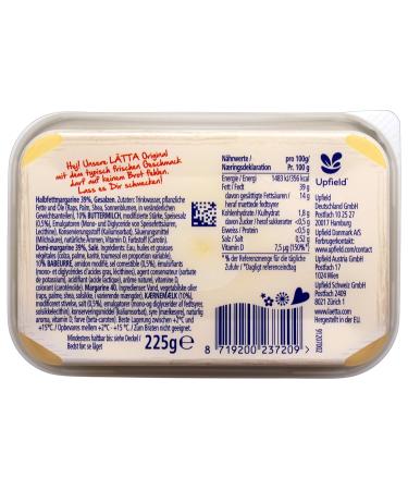 Ltta Original Margarine - Pack of 8 (8 x 225g) | Premium Vegan Spread for Baking & Cooking - International Shipping Available - Buy Online on SooperMarket.com