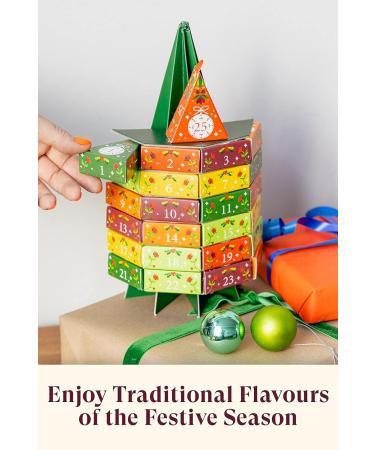 English Tea Shop Organic Advent Calendar Tree - 25 Pyramid Tea Bags - Buy Online on SooperMarket.com