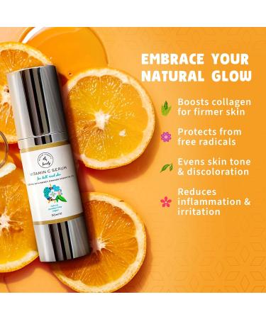 Vitamin C Serum for Face with Hyaluronic Acid & Retinol - Natural Anti-Aging Skincare for Dull Skin & Fine Lines | Shop Now - Buy Online on SooperMarket.com