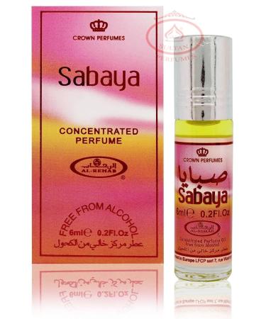 RSGM 6ml AL REHAB Sabaya Concentrated Roll-on Attar Perfume Oil for Women
