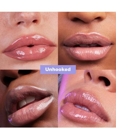 Kosas Wet Lip Oil Gloss - Hydrating Lip Plumping Treatment with Hyaluronic Acid & Peptides (Unhooked) - Buy Online on SooperMarket.com
