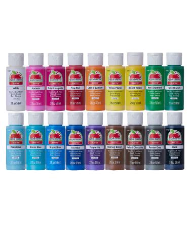 Apple Barrel PROMOABI Acrylic Paint Set 2 Fl Oz (Pack of 18) Assorted Matte Colors 18 Count