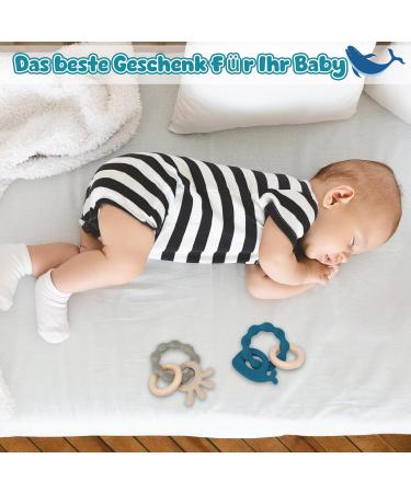 Utensilsto Baby Bite Ring - 2-Piece Dental Aid for Teething | Safe Teething Toys for Boys & Girls (6 Months+) - Buy Online on SooperMarket.com