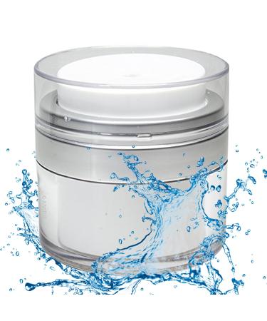 New Empty Airless Cosmetic Container  The Best Refillable Container for Creams, Gels & Lotions - Leak Proof BPA FREE Portable Travel Size Container, TSA Approved - The Best Cream Jar (1.7 oz)